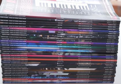 various-Sound on Sound mags x34 2022-25